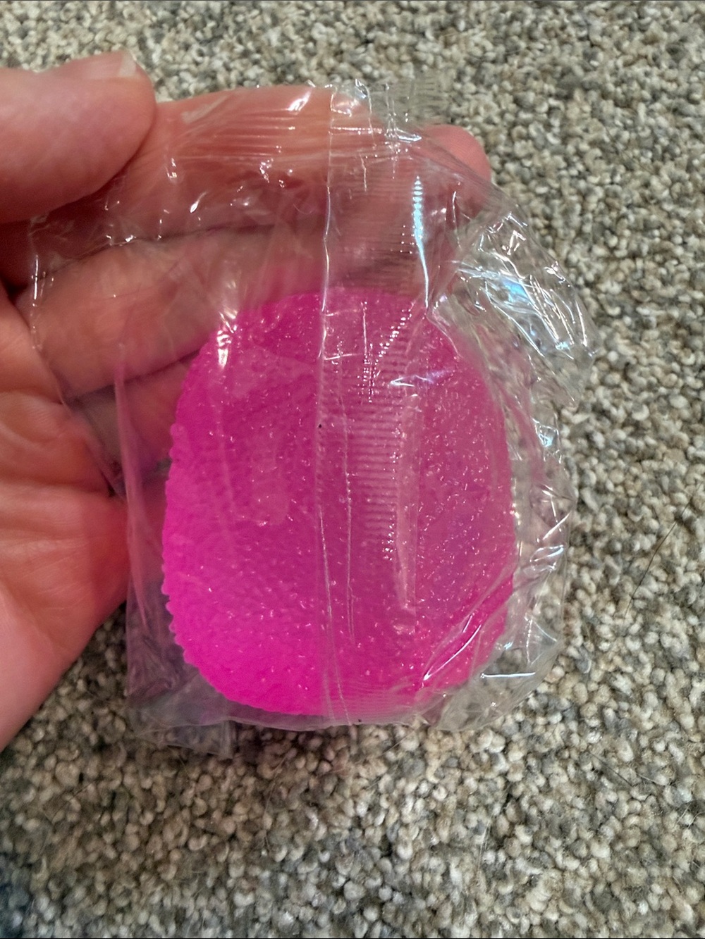 Pink gumdrop squishy